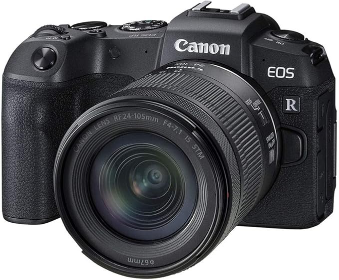 Canon EOS R mirrorless camera with RF 24-105mm lens